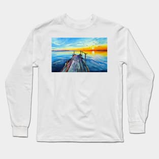 Dawn by the river Long Sleeve T-Shirt